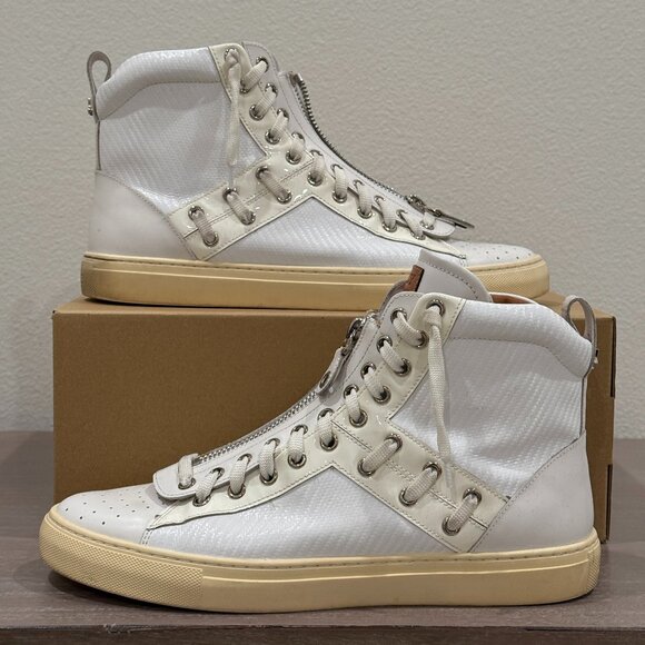 Bally Other - Bally Hekem Nude Leather High-Too Sneaker